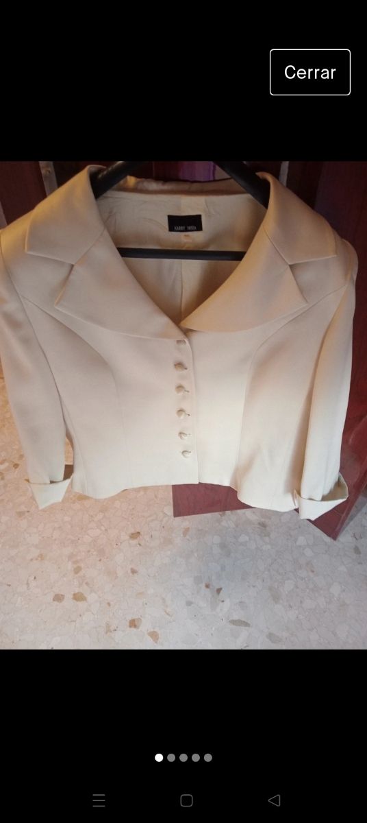 traje chaqueta