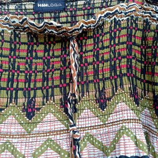 Vestido algodón bohemio tirantes estampado