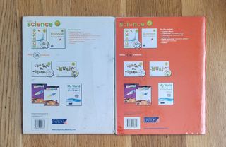 Libro de Ciencias en inglés, 4° de primaria.