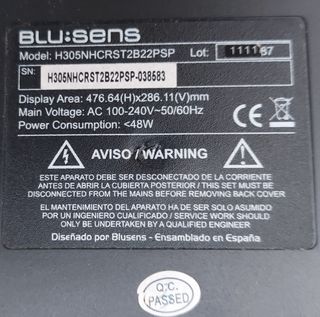 Placa TV Blusens