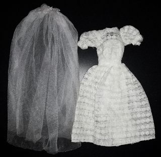 Vintage Barbie Designer Originals Fashions Wedding