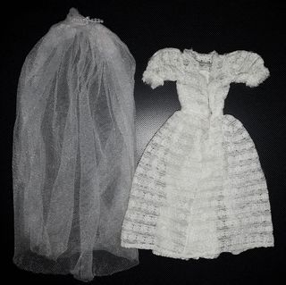 Vintage Barbie Designer Originals Fashions Wedding