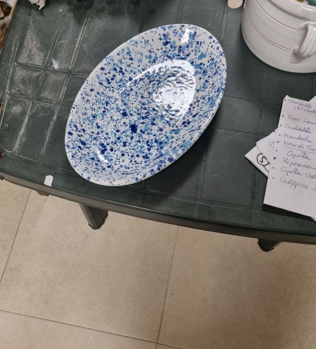 Sperlunga in ceramica artigianale lunghezza 30 cm