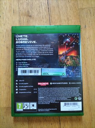 Minecraft dungeons Xbox one nuevo 