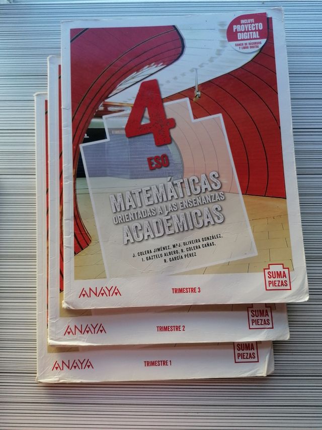Libro matemáticas Anaya isbn97884 69879115