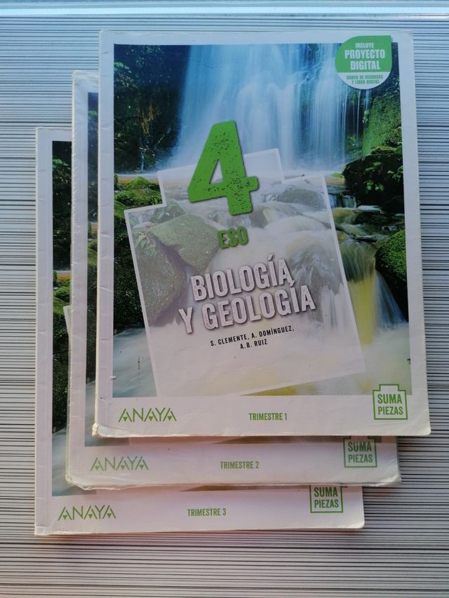 libro biología 4º de eso Anaya ISBN 9788469879894