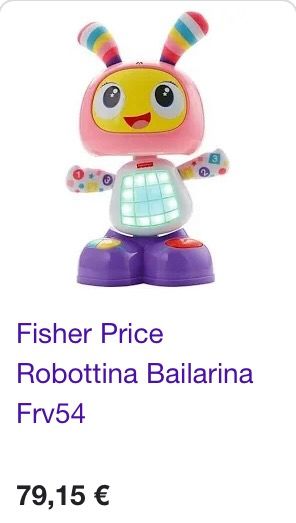 Robottina bailarina Fisher Price Frv4.