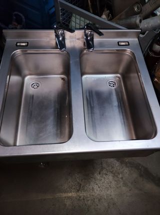 Fregadero doble seno