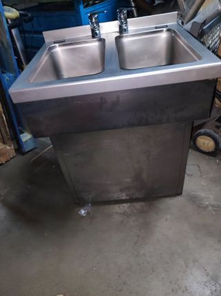 Fregadero doble seno