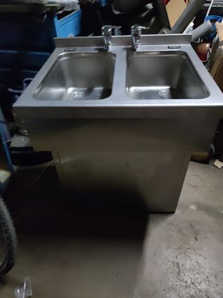 Fregadero doble seno