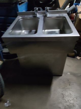 Fregadero doble seno