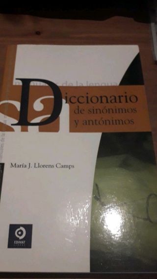 Diccionario de sinónimos y antónimos