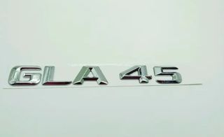 EMBLEMA CROMADO MERCEDES BENZ LETRAS GLA45