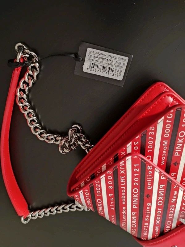 Pinko 💕 Love Logomania 👛Tracolla vintage, Borsa