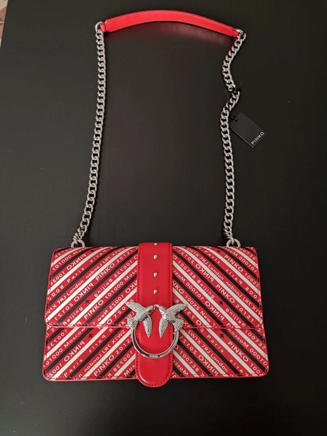 Pinko 💕 Love Logomania 👛Tracolla vintage, Borsa