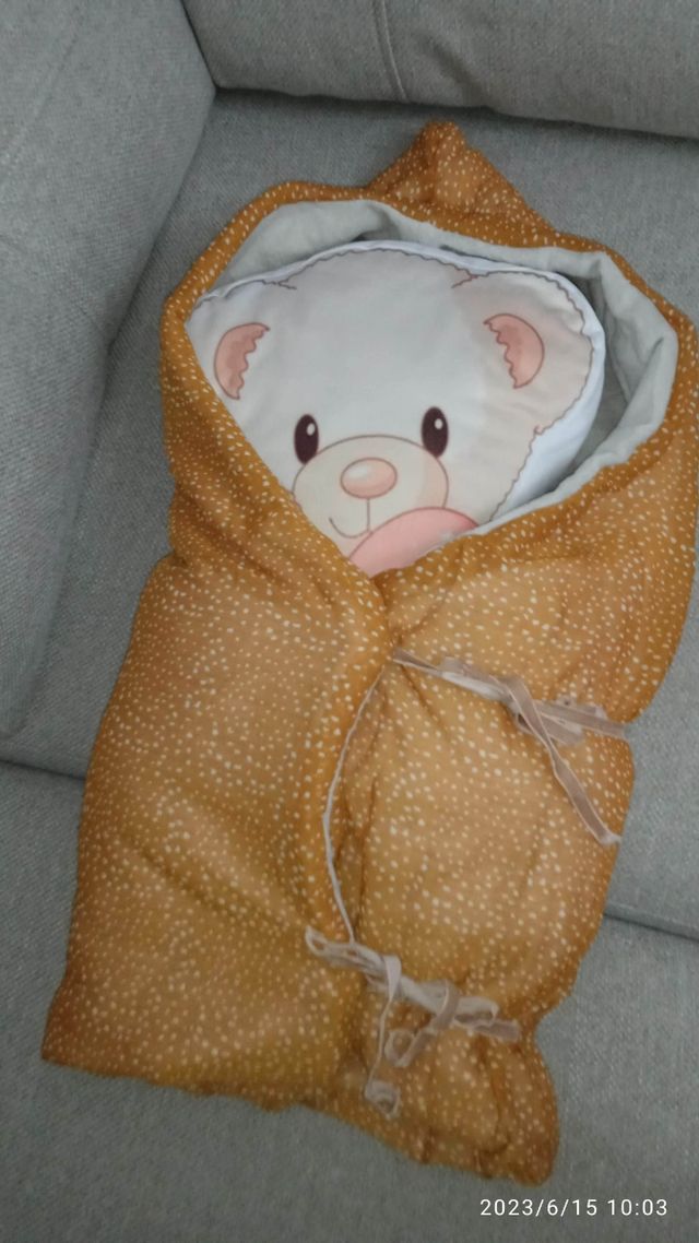 Saco manta para bebé.