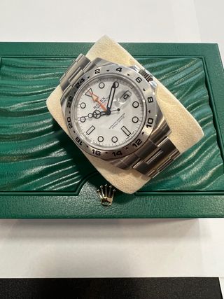 Rolex Explorer II 216570. Año 2021 Full Set
