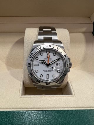 Rolex Explorer II 216570. Año 2021 Full Set