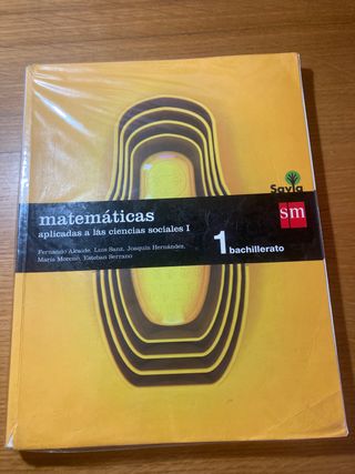 Matematicas aplicadas a las ciencias sociales I