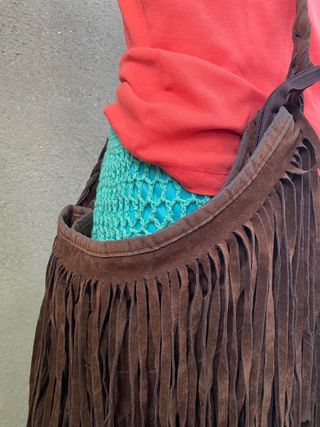 Bolso bohemio de flecos