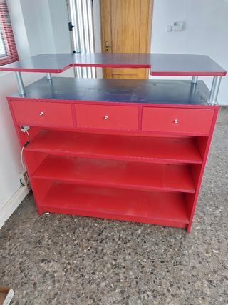Mueble mostrador para tienda 