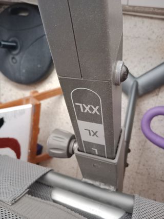 Bicicleta estática con respaldo. Declathon.