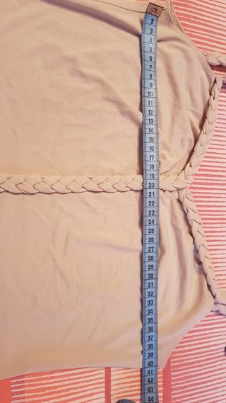 Camiseta tirantes, talla M, beis