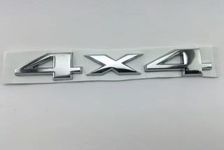 EMBLEMA 4X4 TODO TERRENO CROMADO