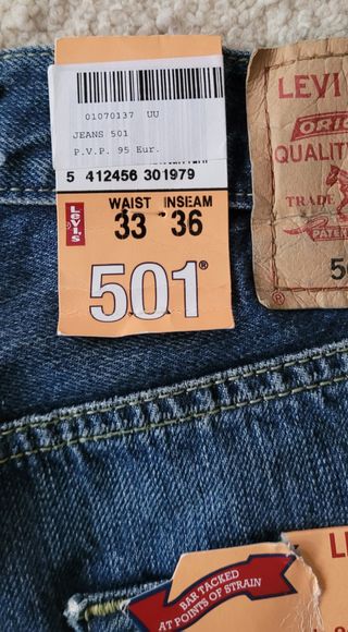 Levi's 501 chico. Sin estrenar 