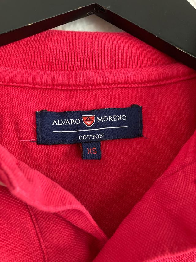 Polo Rojo. Álvaro Moreno. Tall XS