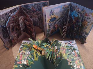 lote de 3 libros 3D pop up, vive una aventura