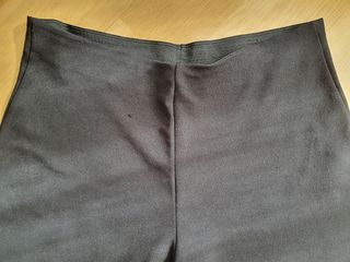 Pantalón culotte básico negro Talla S Zara