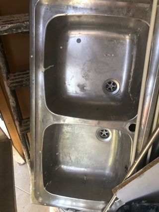 Fregadero de 2 senos