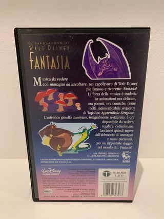 Vhs Fantasia Walt Disney