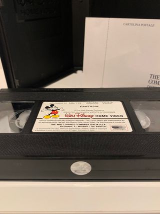 Vhs Fantasia Walt Disney