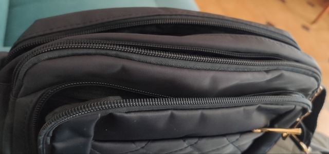 Bolso azul multi bolsillos