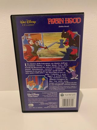 Vhs Robin Hood Walt Disney