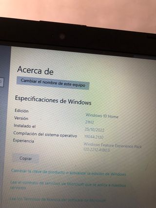 Ordenador portátil hp 