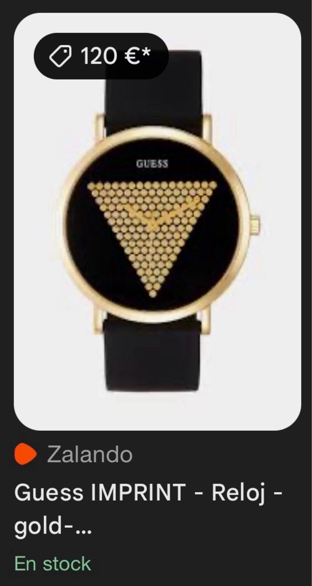 23-2197 GUESS reloj MENS TREND dorado/negro