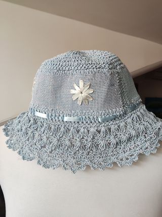 cappello donna azzurro