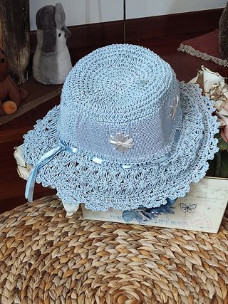 cappello donna azzurro