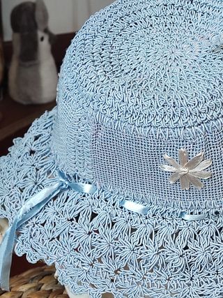 cappello donna azzurro