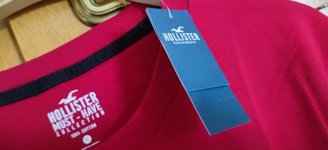 Camiseta Hollister manga corta XL