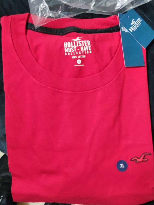Camiseta Hollister manga corta XL