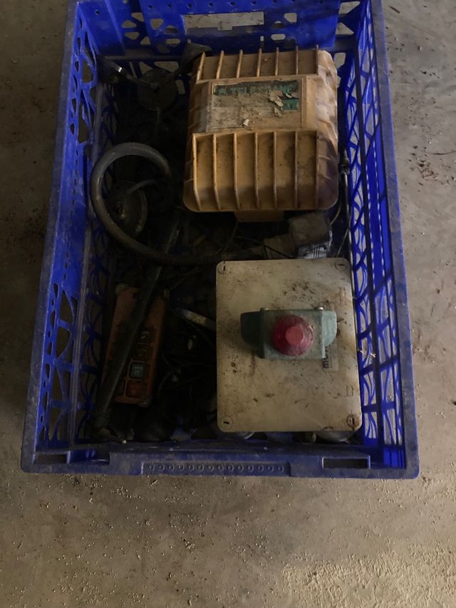 Receptor i mando a distancia grua torre