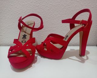 sandalias rojas 38