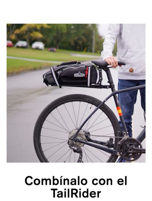 alforja con soporte para tija