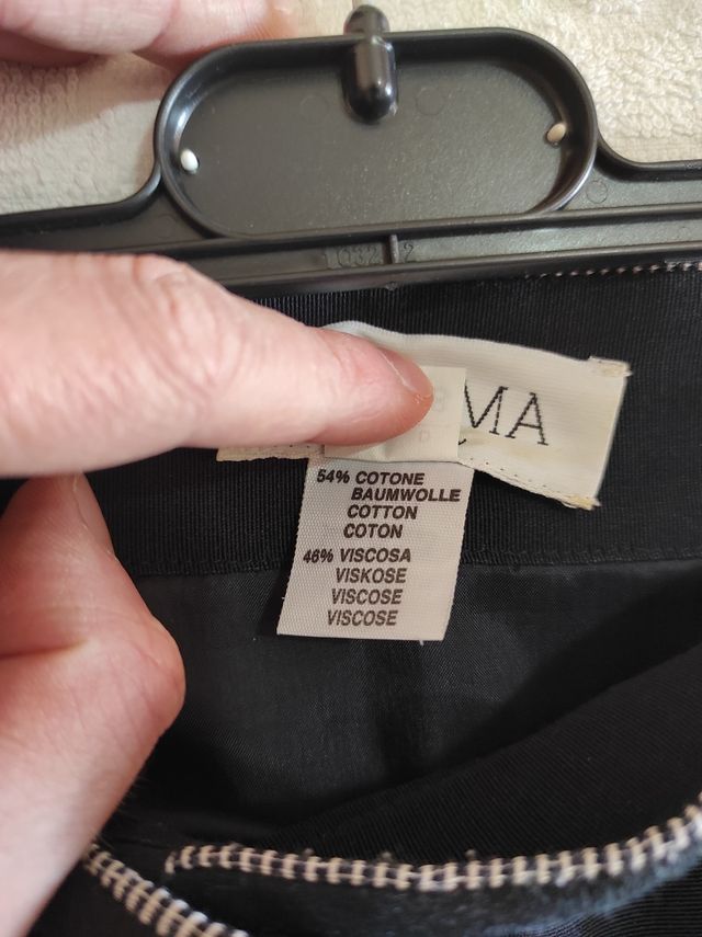 Gonna blu Caloma, taglia 42