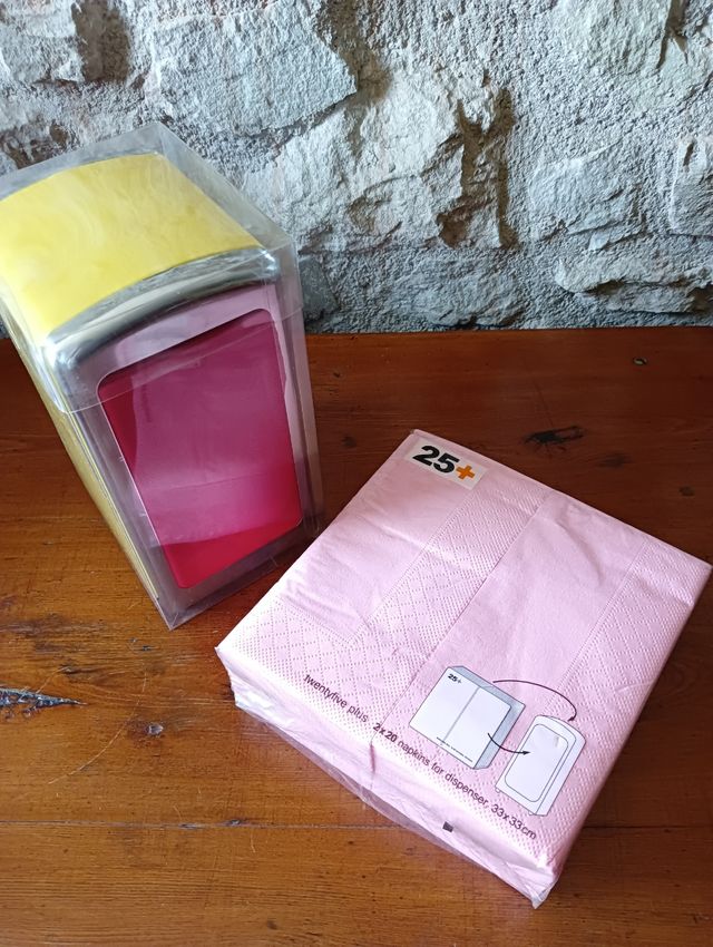 Servilletero metal vintage