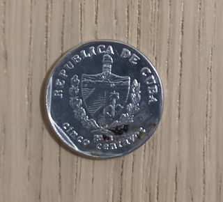 Moneda de 5 centavos "dólar" cubano